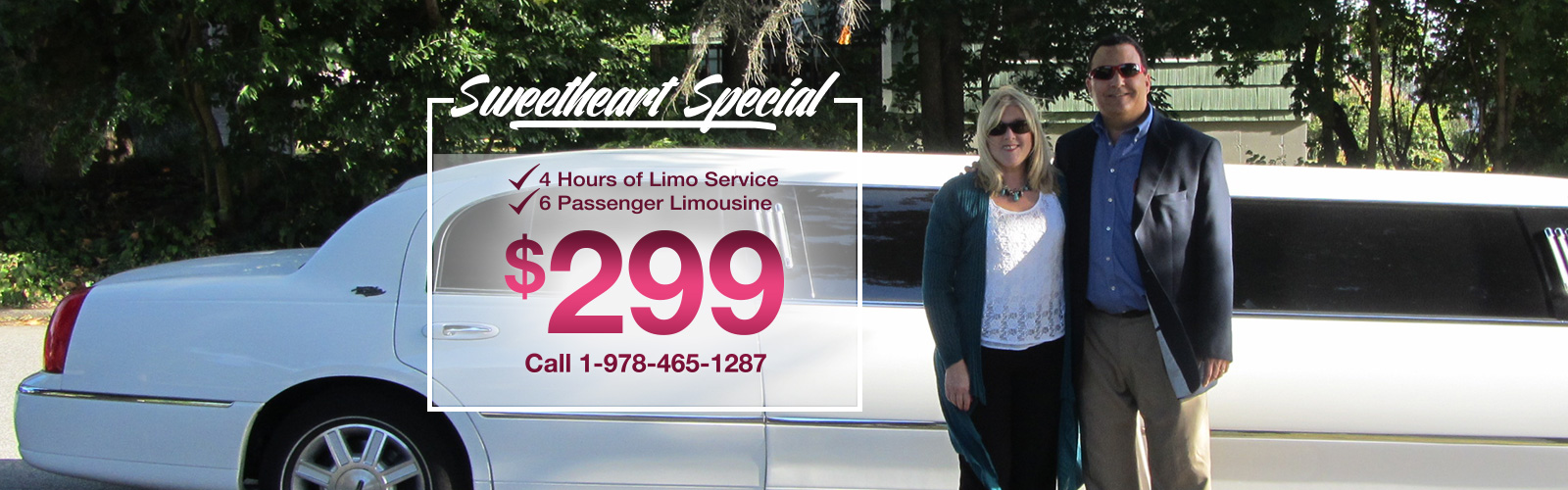 Sweetheart Special - Limousine Deals in Boston